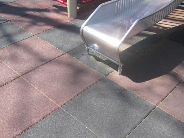Playground Surfacing Under Swing Area UNITY Playground Flooring Showing No Signs of Wear Since 2006