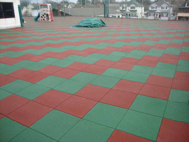 Rooftop Playground Project for Charter School Charter School Rooftop Playground Project using Pave-Land