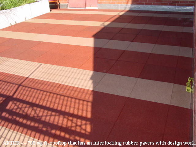 Rooftop Playground Pavers Rooftop Playground using 1 3/4" thick Pave-Land