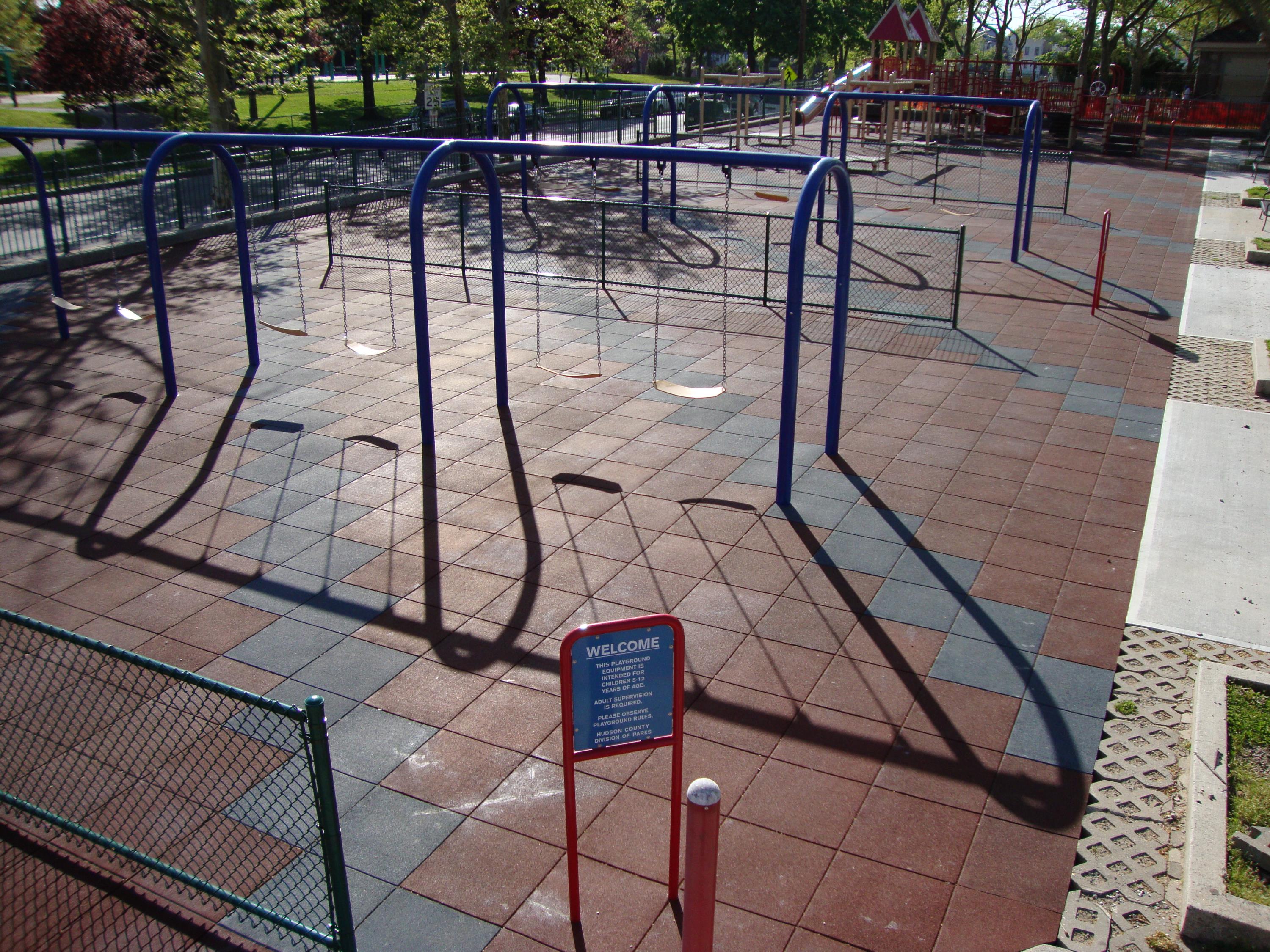 Large Public Park with Multiple Playgrounds Using Designs r
