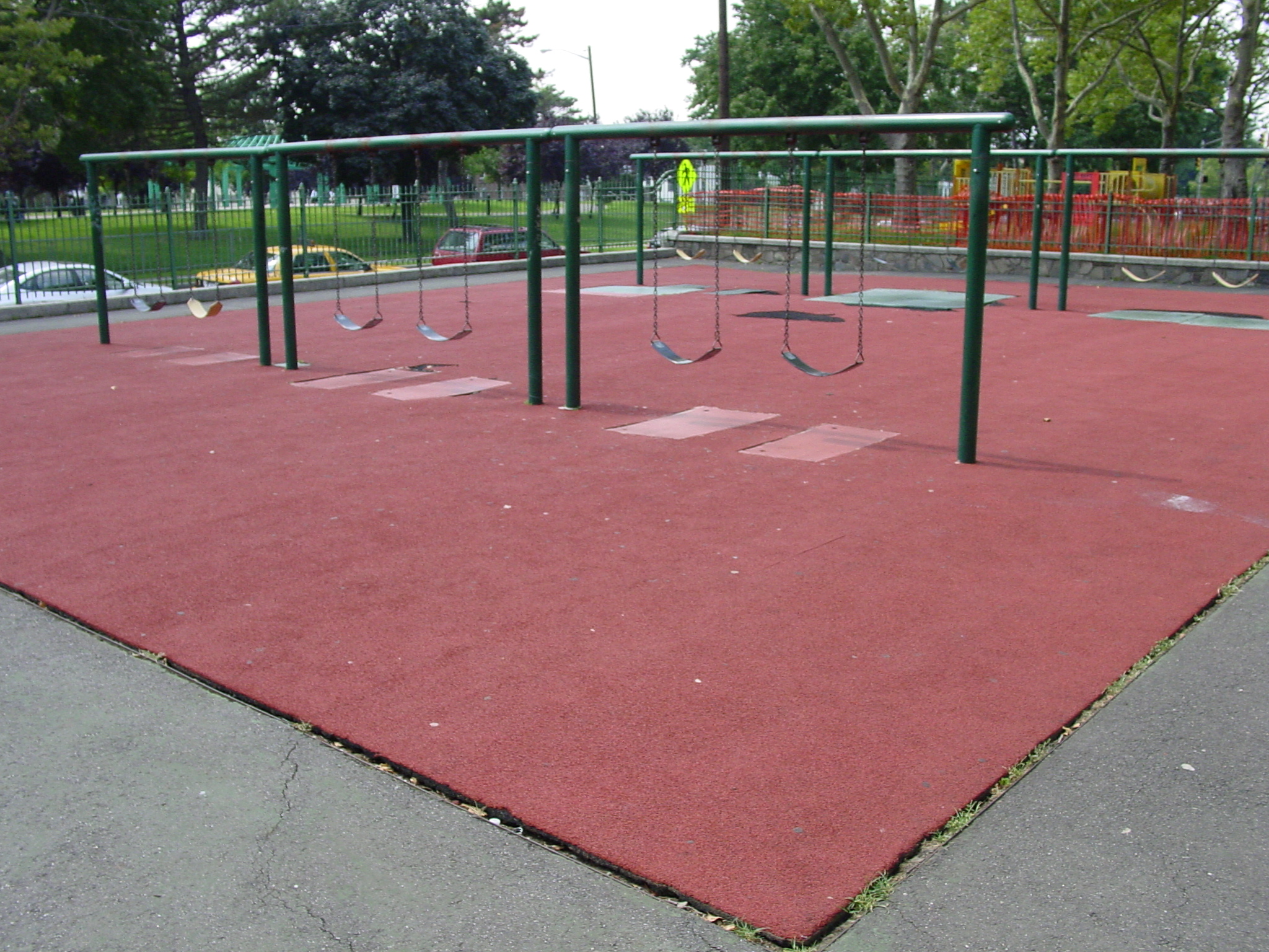 Large Public Park with Multiple Playgrounds Using Designs s