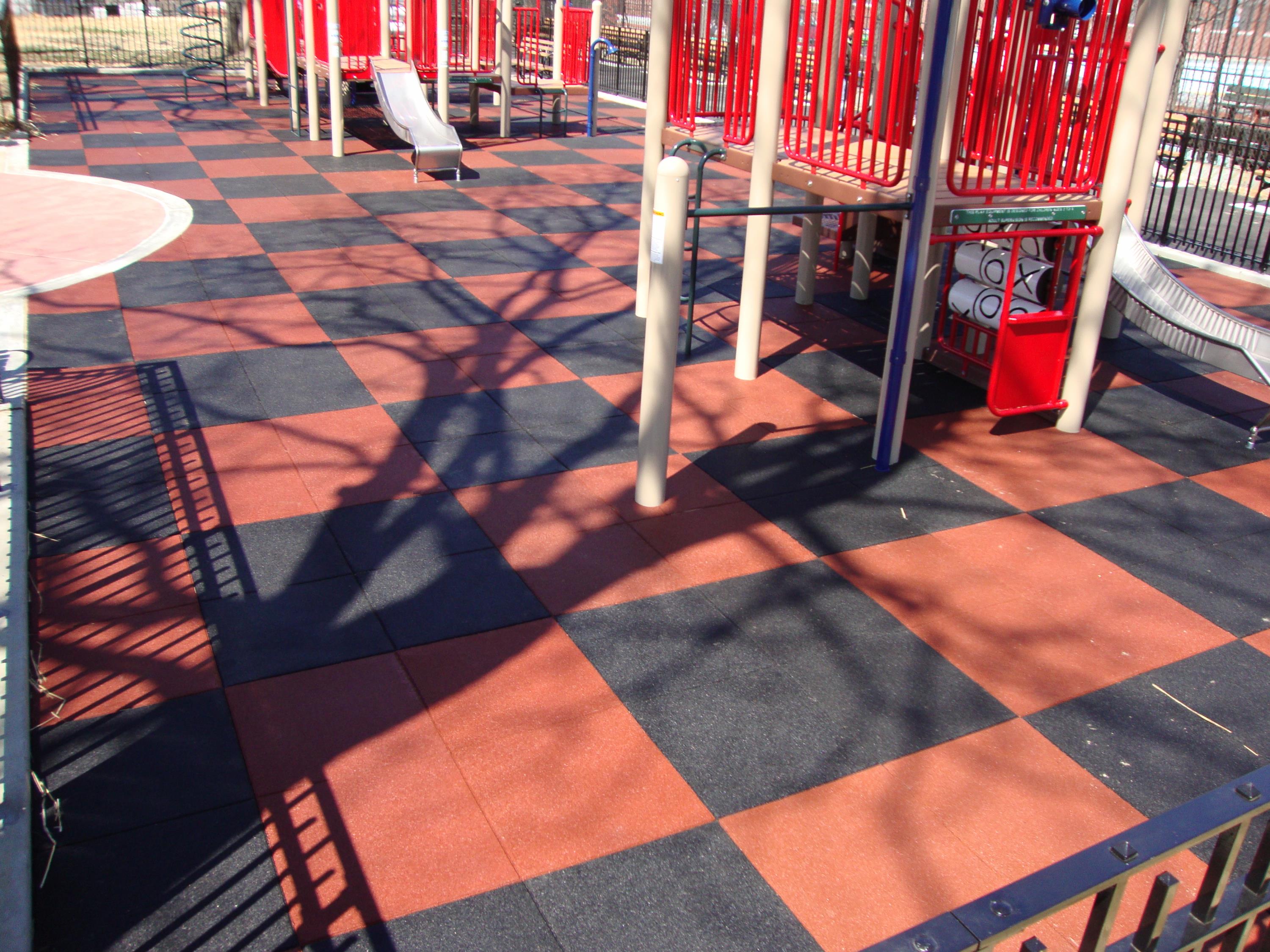 Playground Project that was bolted down to resist vandalism in this inner-city.