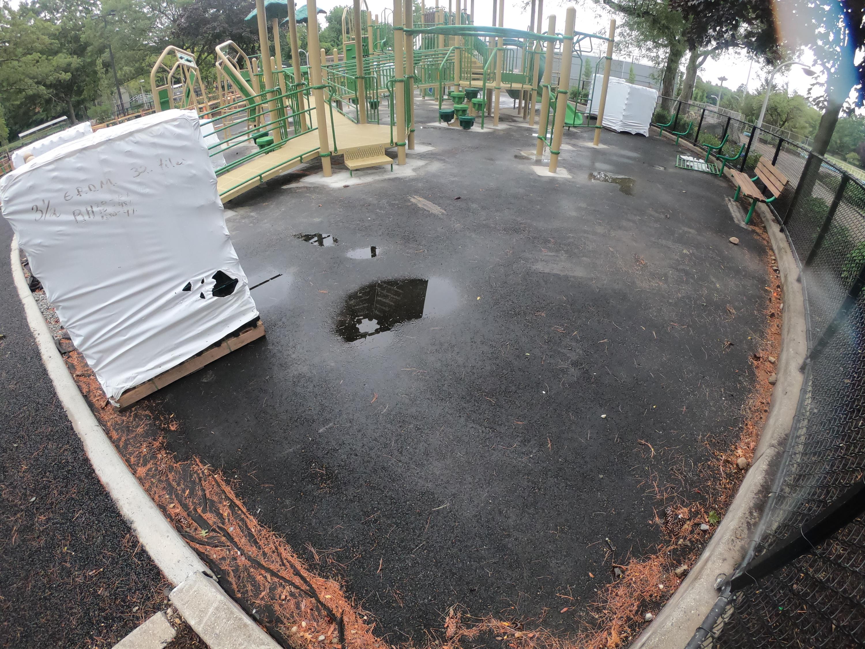 County Park Playground = Using TPV Top Tiles w50% Blue 45% Green 5% Black c