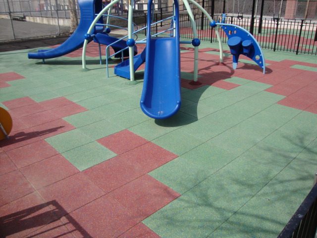 Unity - Park Playground Project using two different blended top tiles
