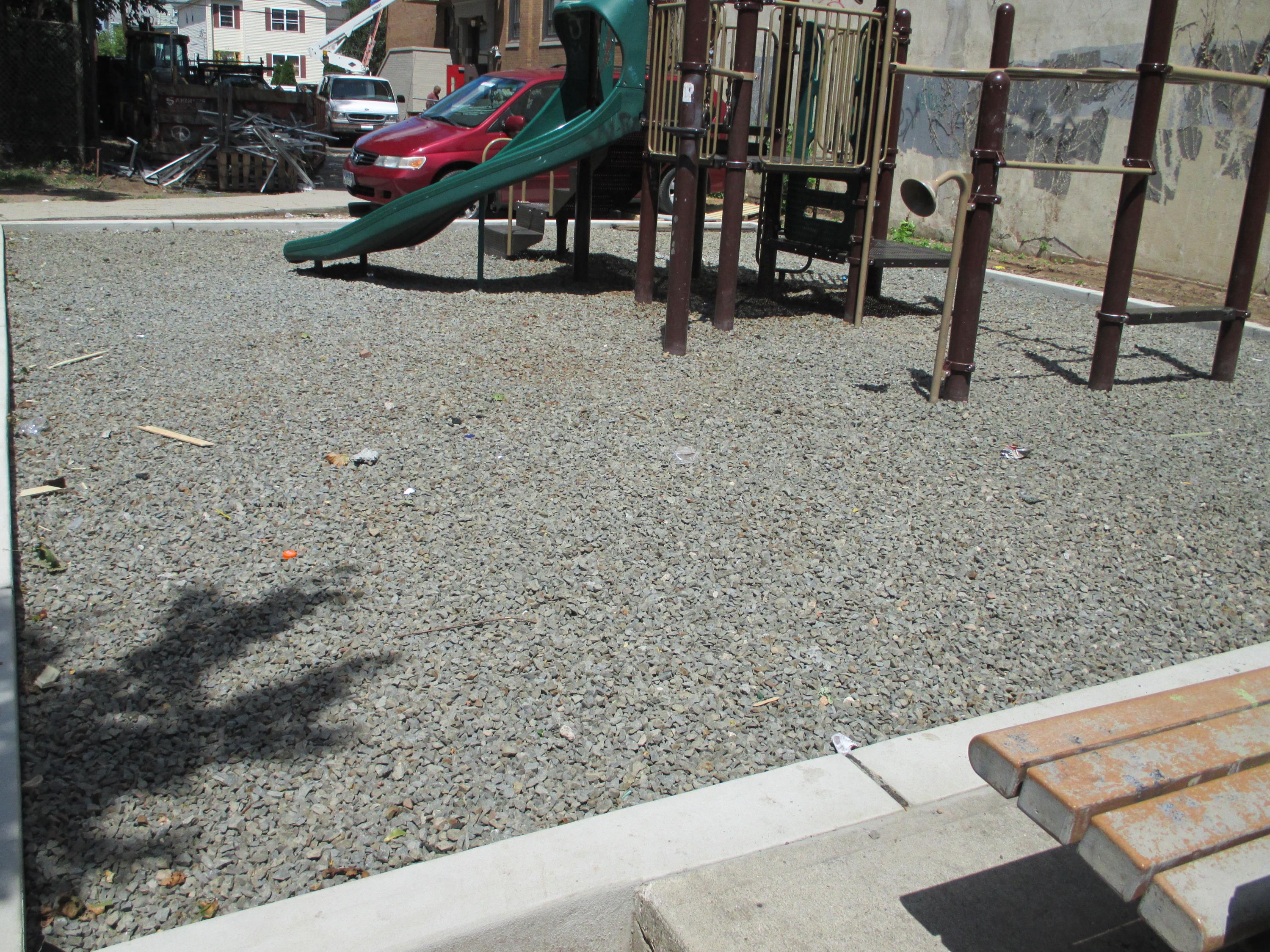 NJ Playground Project Over Compacted Crushed Stone g