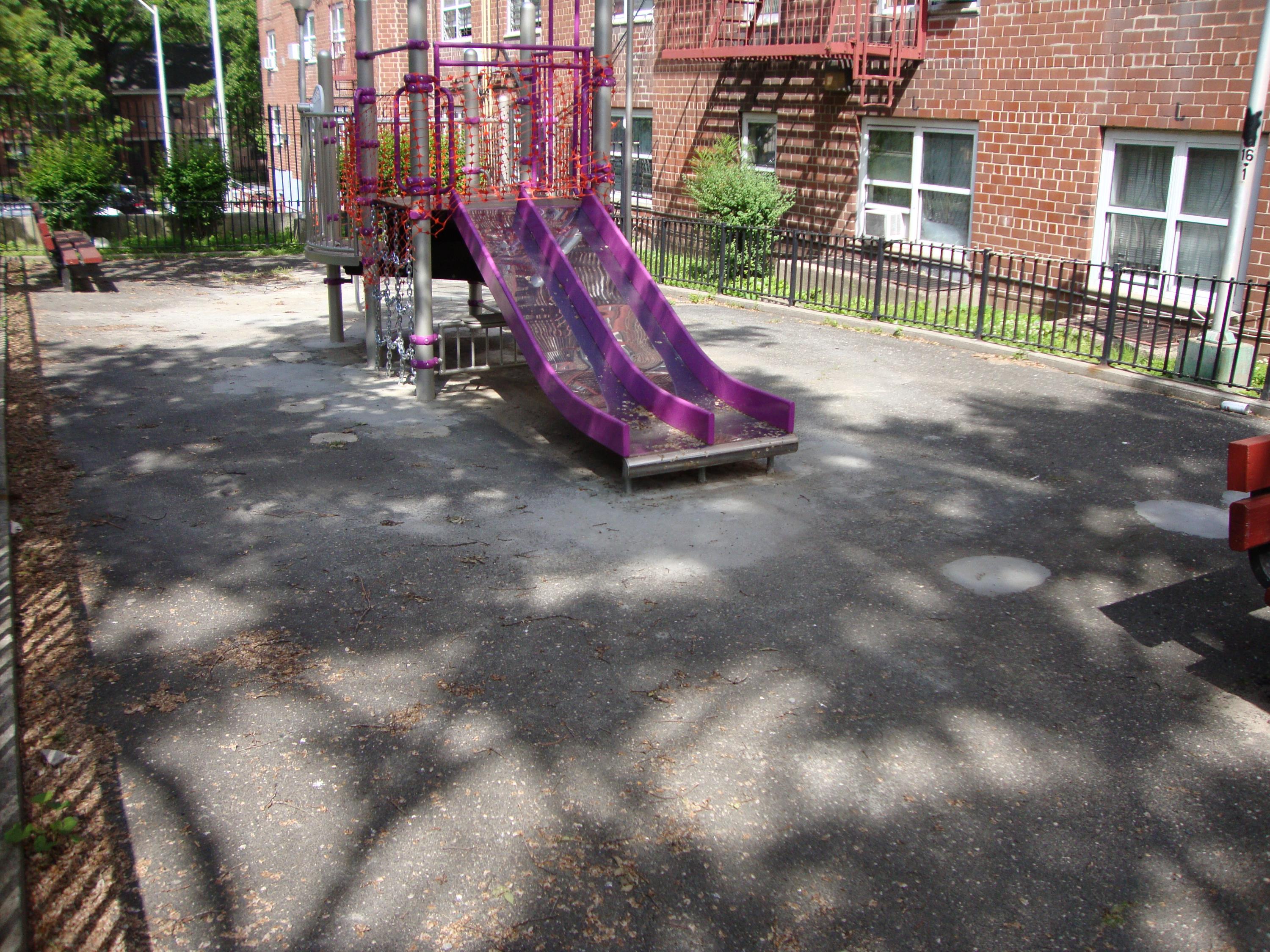 Housing Authority Playground Project Using TPV Blended Top Tiles e