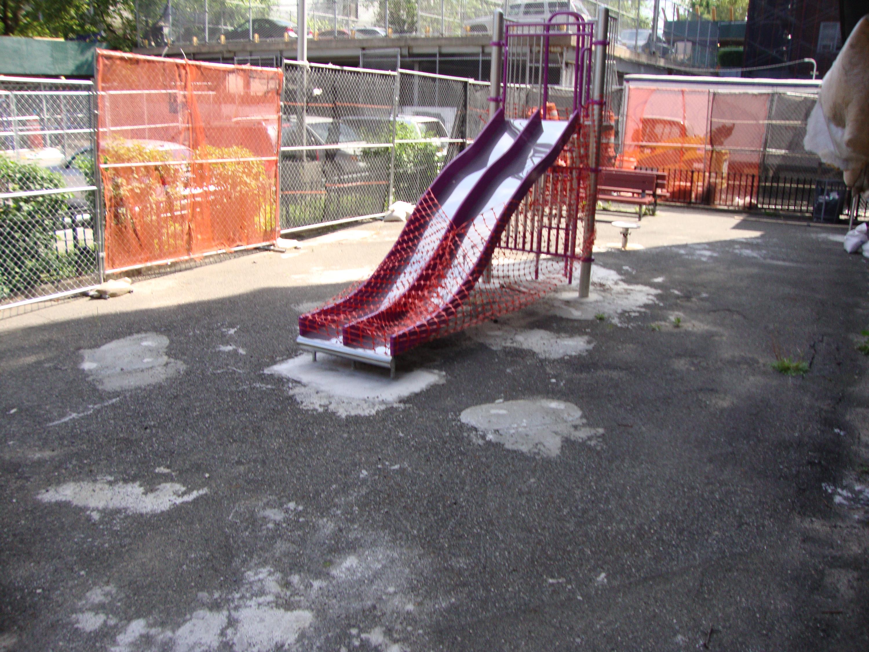 Housing Authority Playground Project Using TPV Blended Top Tiles g