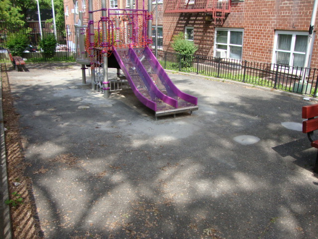 Housing Authority Playground Project Using TPV Blended Top Tiles m