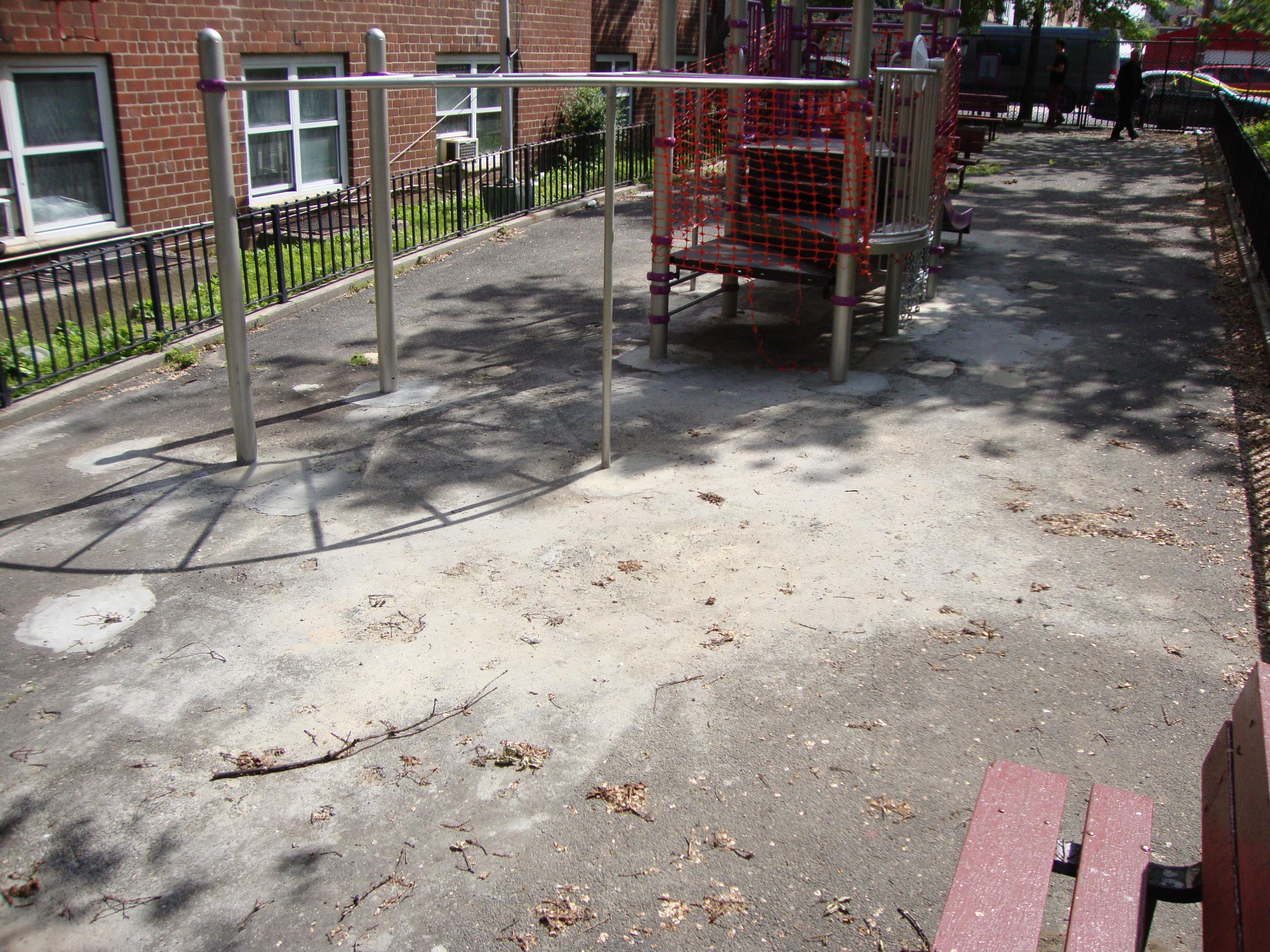 Housing Authority Playground Project Using TPV Blended Top Tiles mvvvo