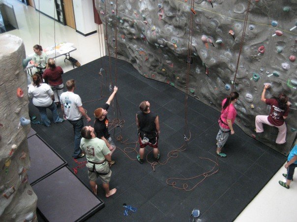 Our 4" Thick Rubber Yielding a 12 ft Fall Rating for Rockwalls, Tall Play Structures, Etc. UNITY'S XL-Series Consisting on 4" Think Tiles Yielding a 12ft fall