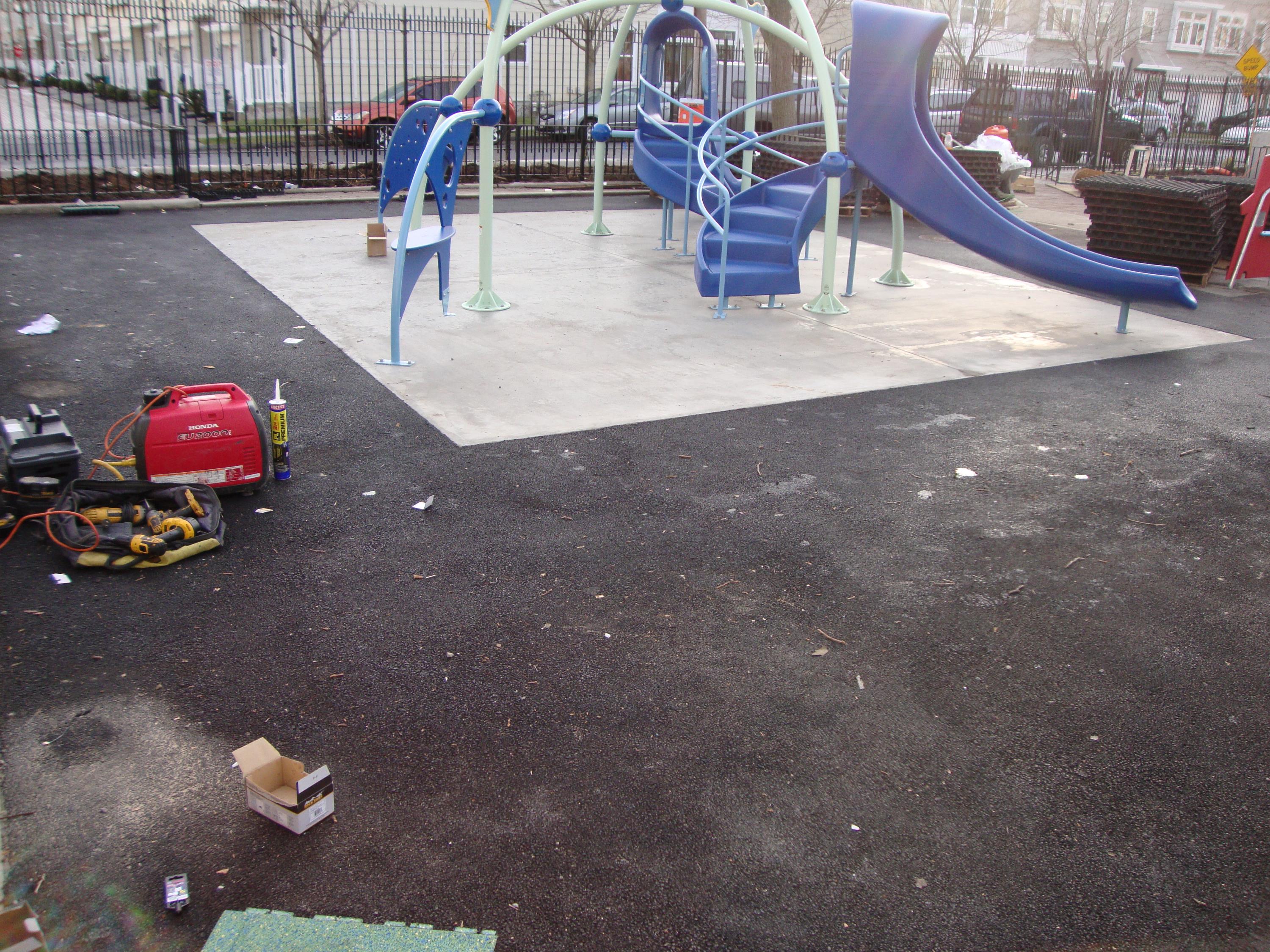 City Park Playground w/Storm Water Mgt Issues c