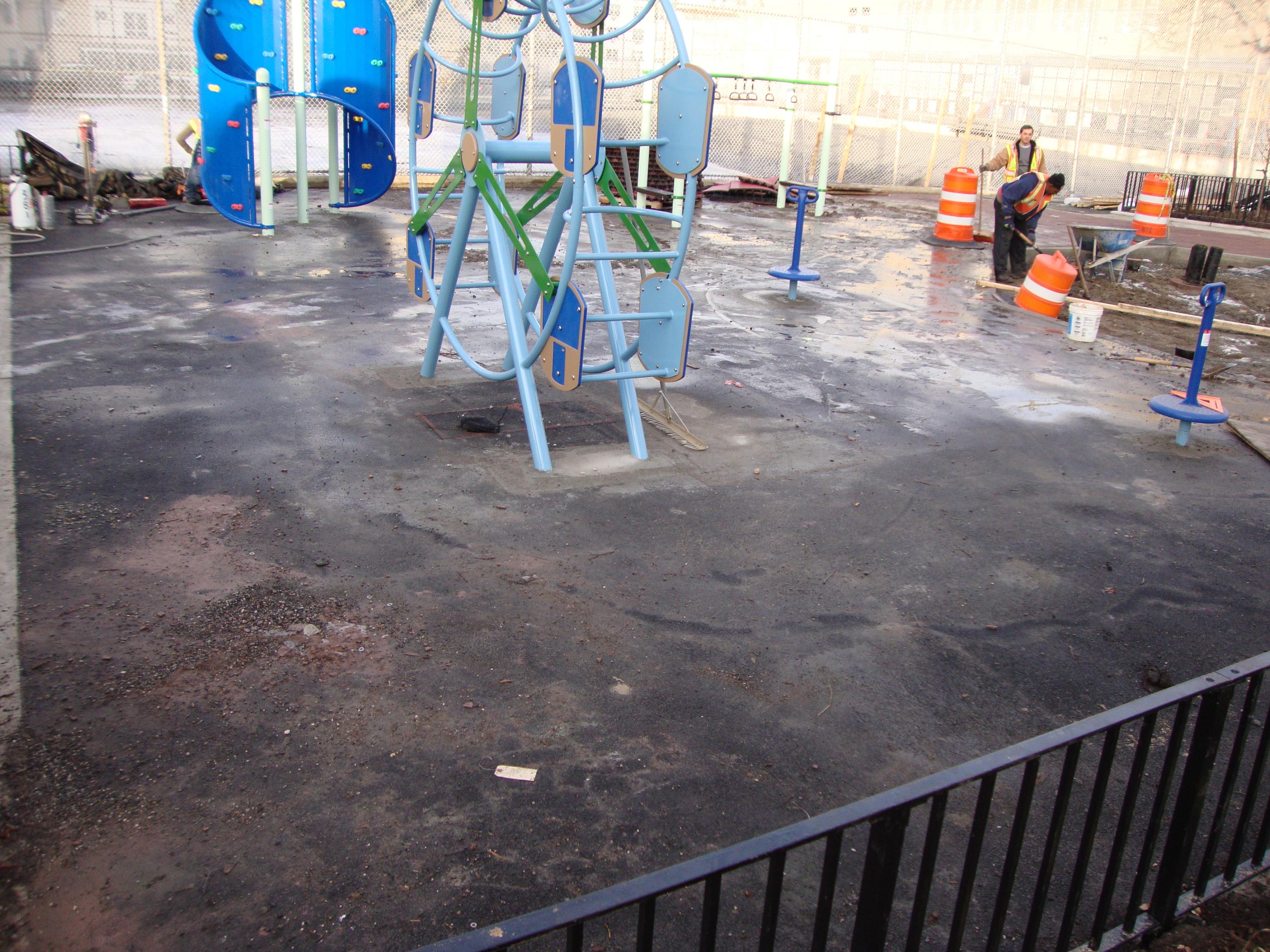City Park Playground w/Storm Water Mgt Issues g