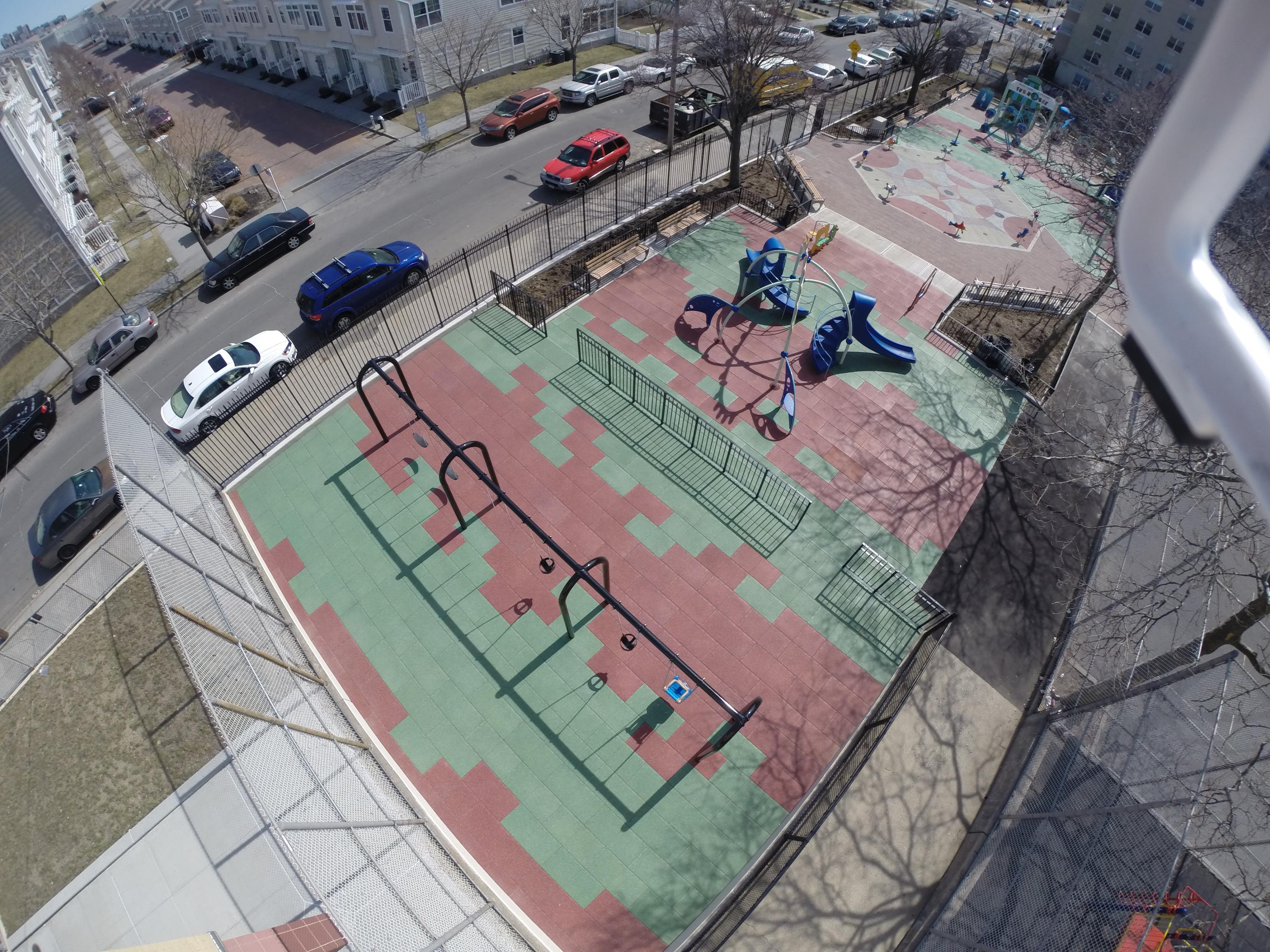 Play-Land Rubber Tiles by UNITY at this park in Coney Island