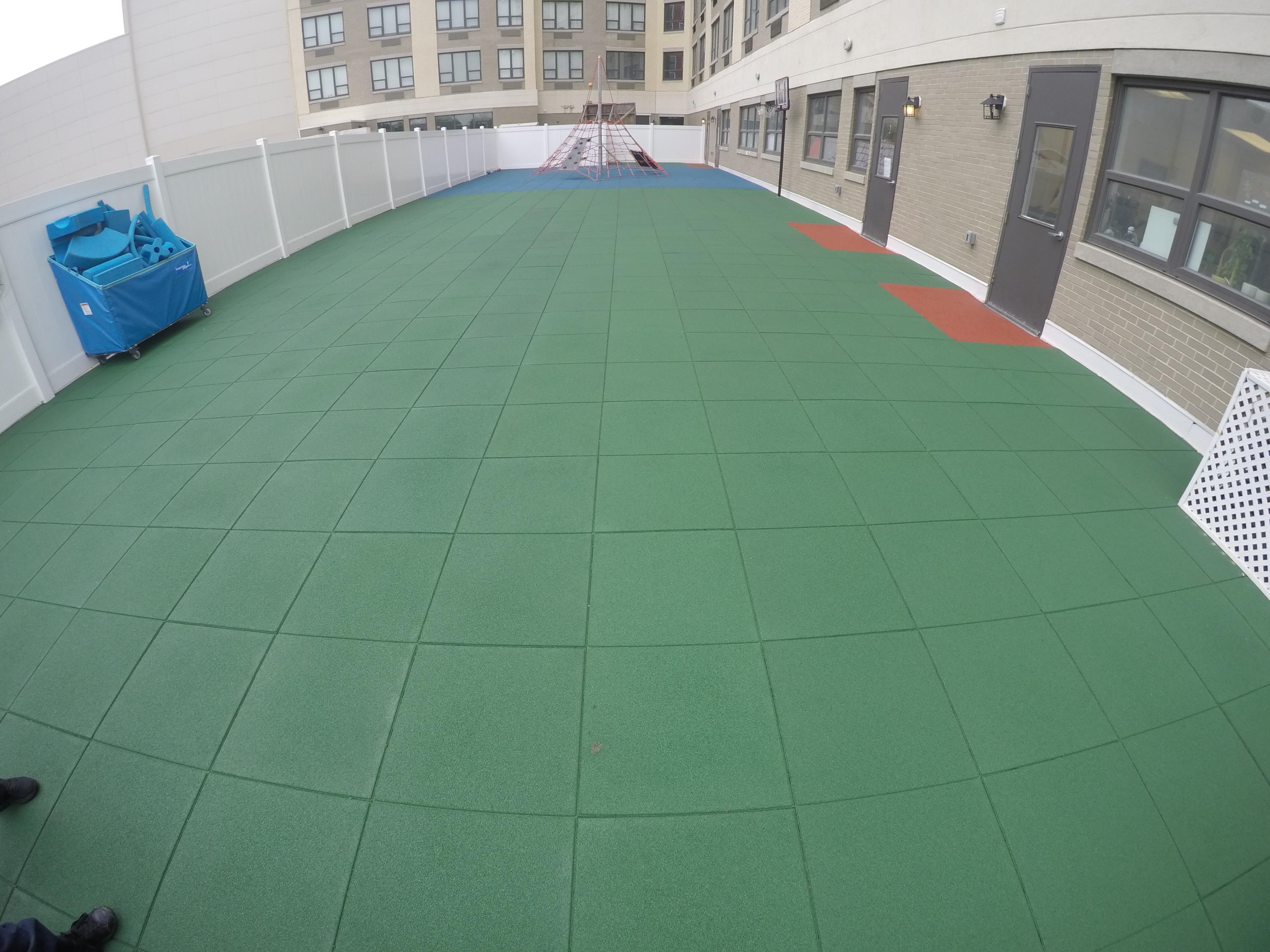 Unity Surfacing's Play-Land Tiles at this daycare center