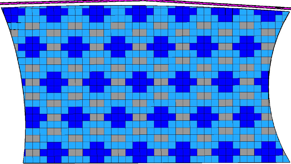 UNITY Layout of Play Tiles for small area at Grant Ave Playground Project