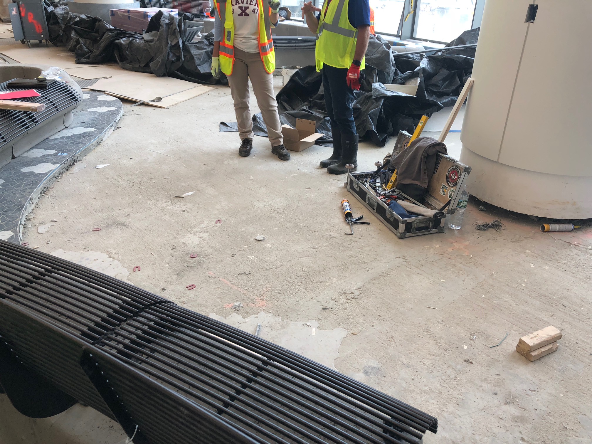 Indoor Acoustical Flooring Installed at NYC Airport e