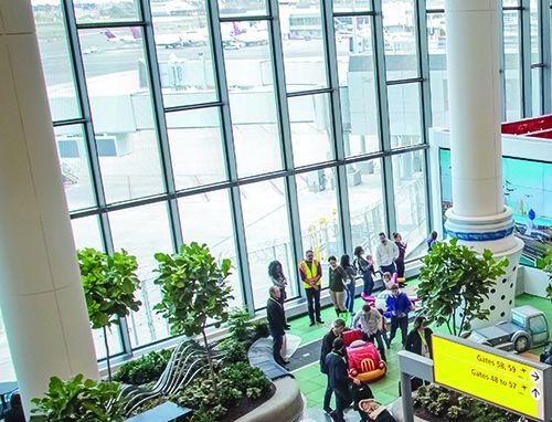 Indoor Acoustical Flooring Installed at NYC Airport l