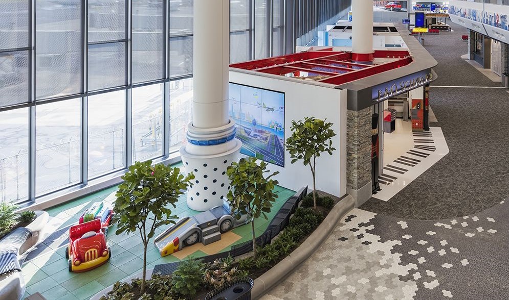 Indoor Acoustical Flooring Installed at NYC Airport p