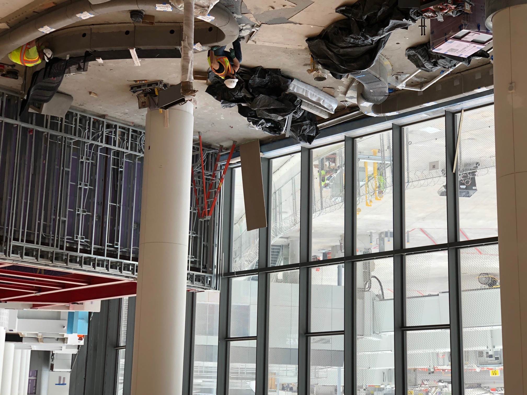 Indoor Acoustical Flooring Installed at NYC Airport q