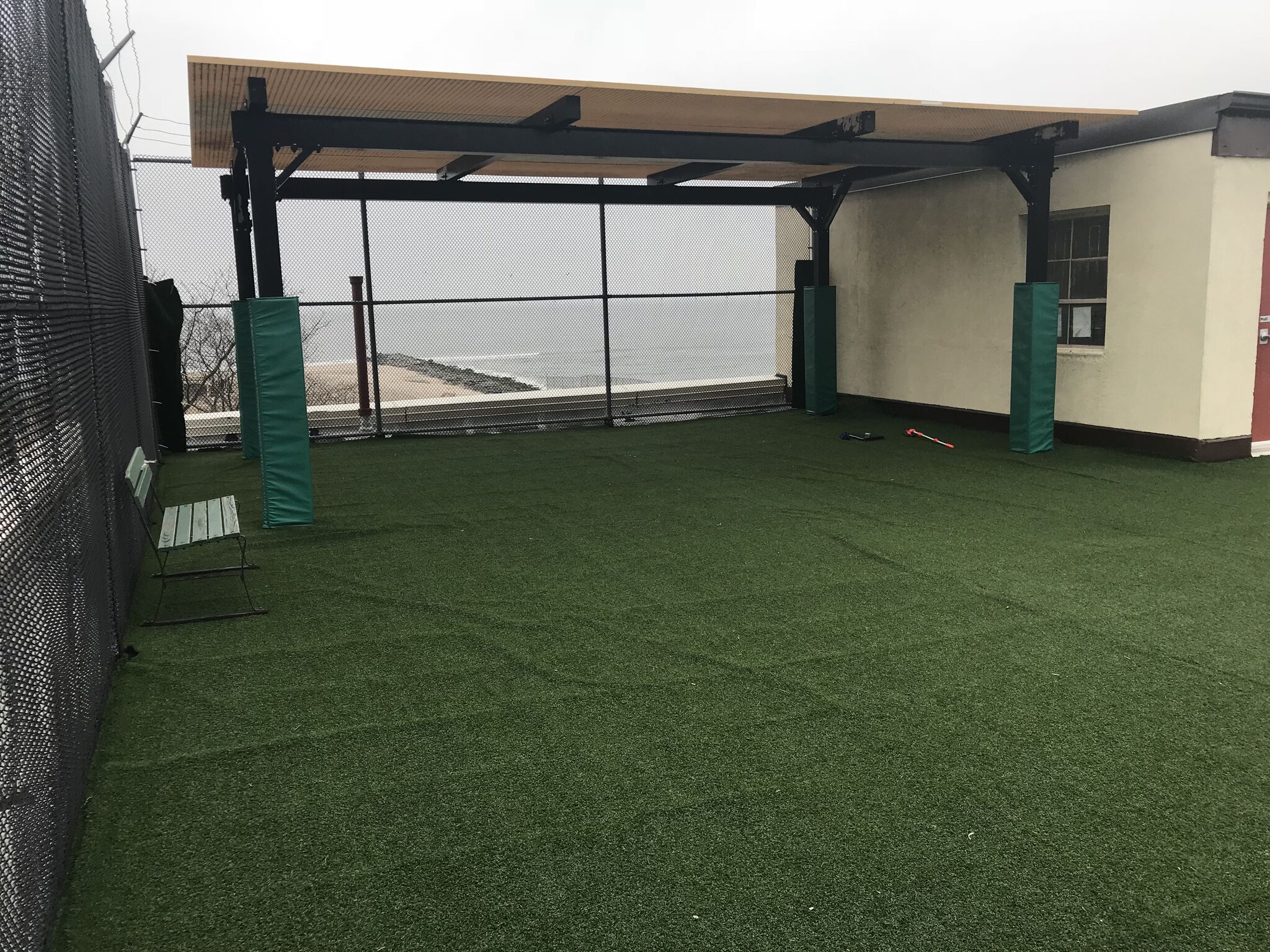 UNITY SURFACING at PAL School Rooftop Playground Tiles a