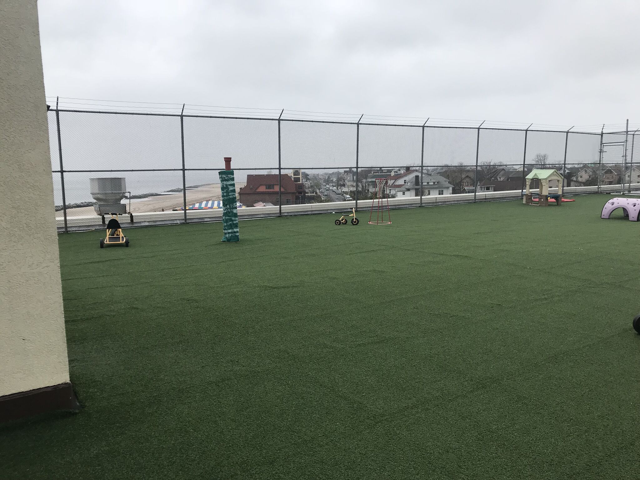UNITY SURFACING at PAL School Rooftop Playground Tiles e