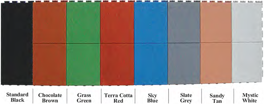 Paint Color for Rubber Tile Safety Surfacing, Flooring and Pavers Paint Color for Rubber Tile Safety Surfacing, Flooring and Pavers