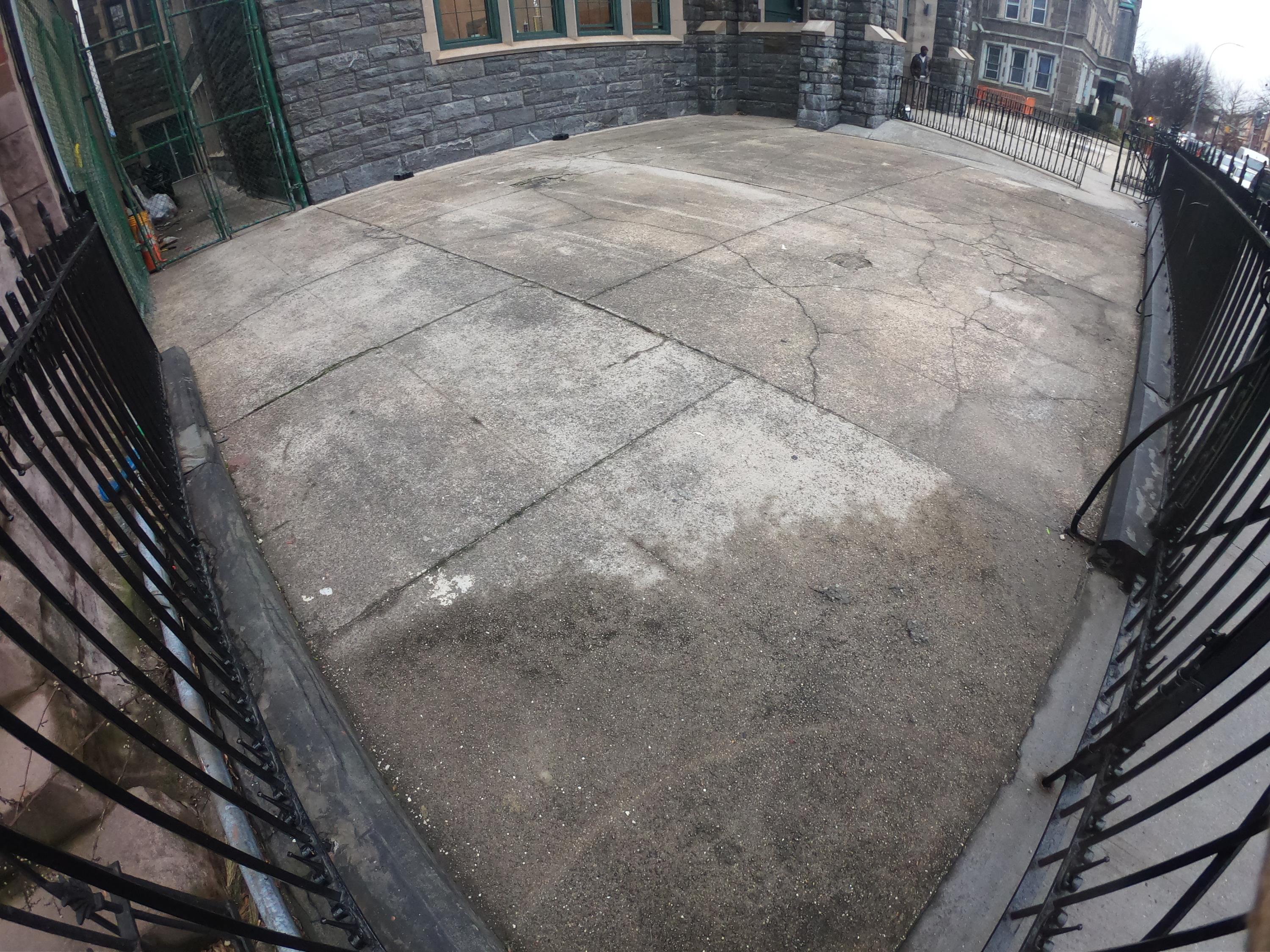 Brooklyn Charter School Recreational Area Before Unity Turf Tiles