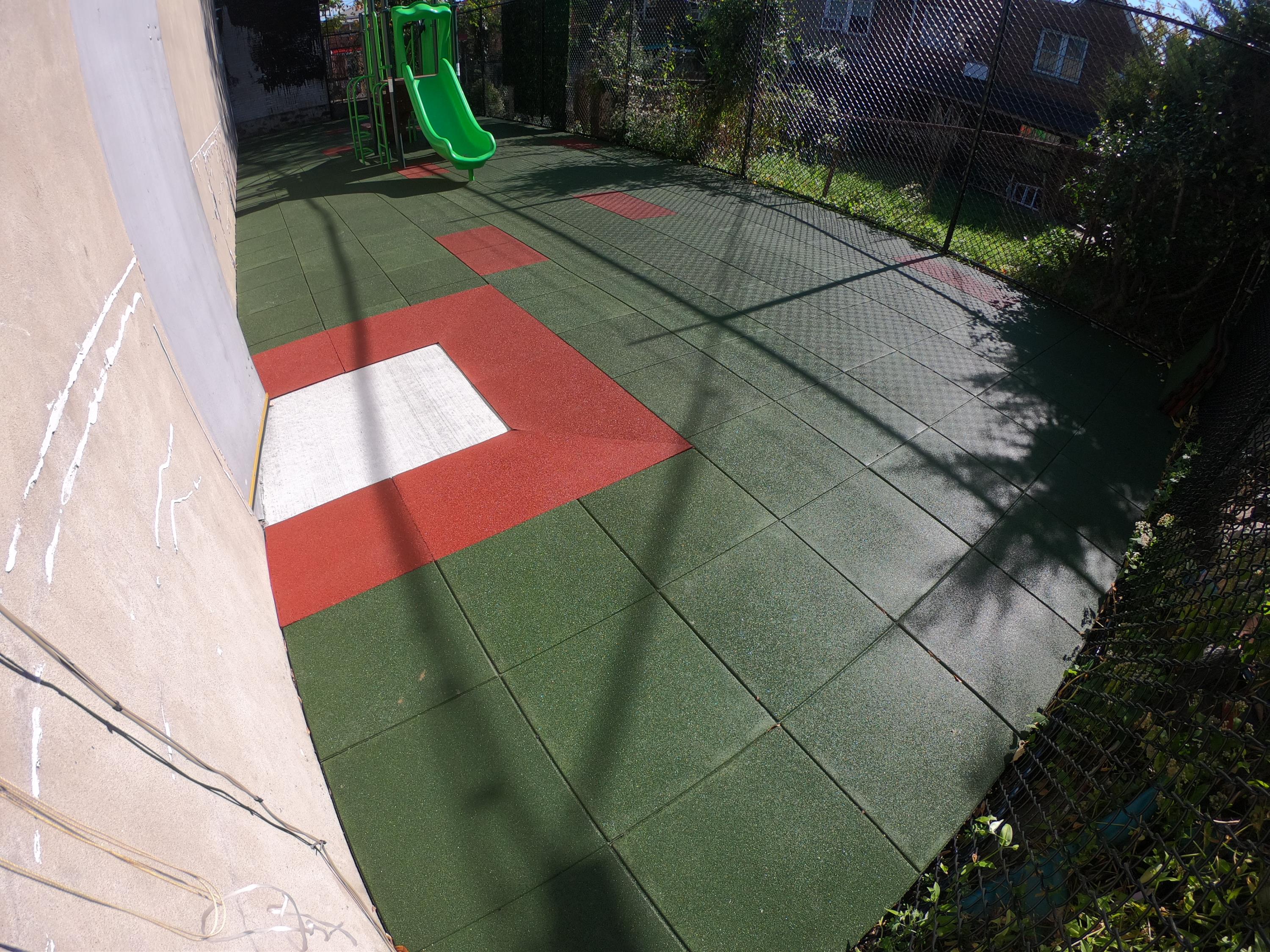 UNITY Surfacing - Tapered Ramp at doorway leading to play area