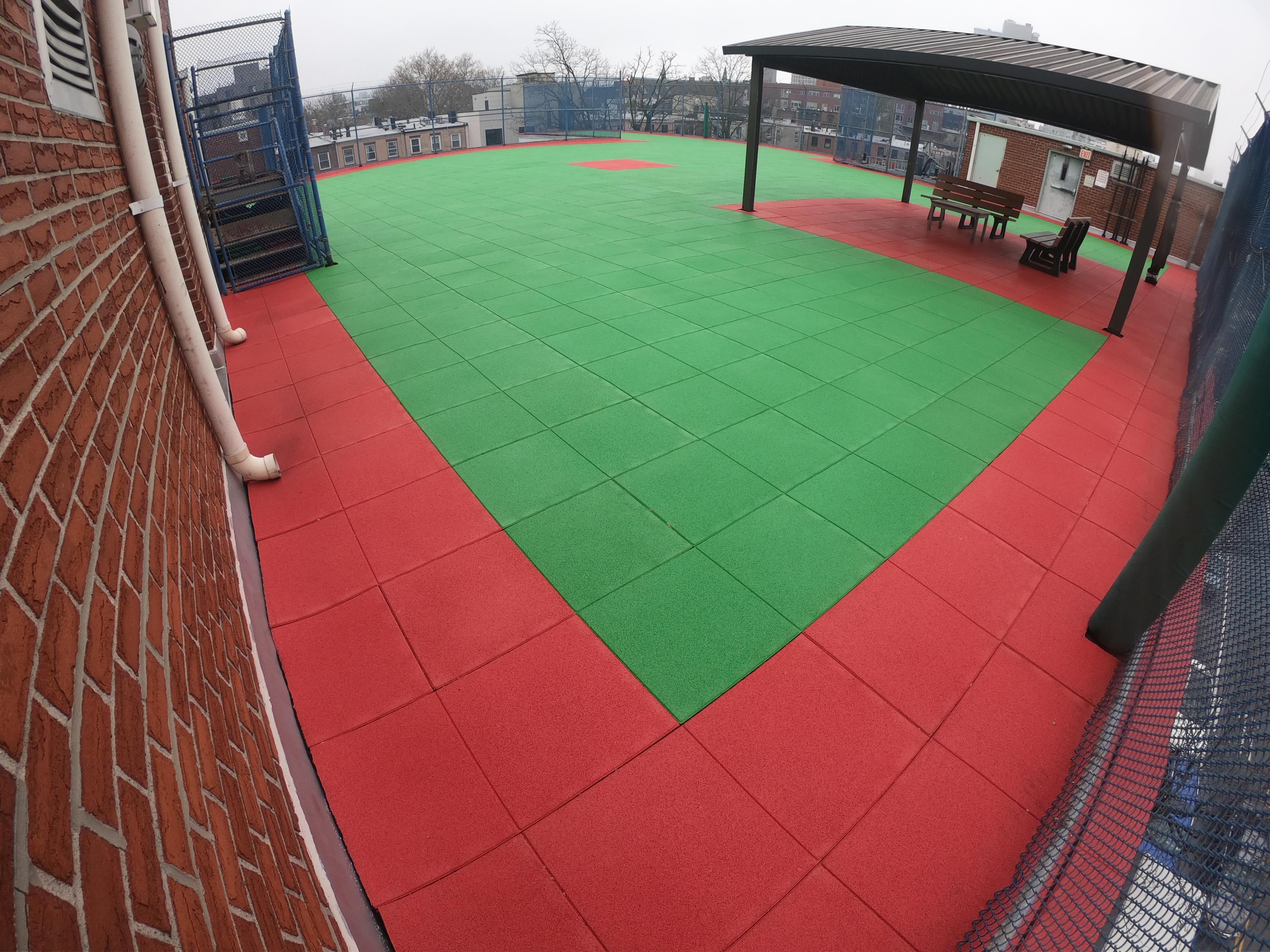 SCA Rooftop Playground Project Using Skin-Top Tiles