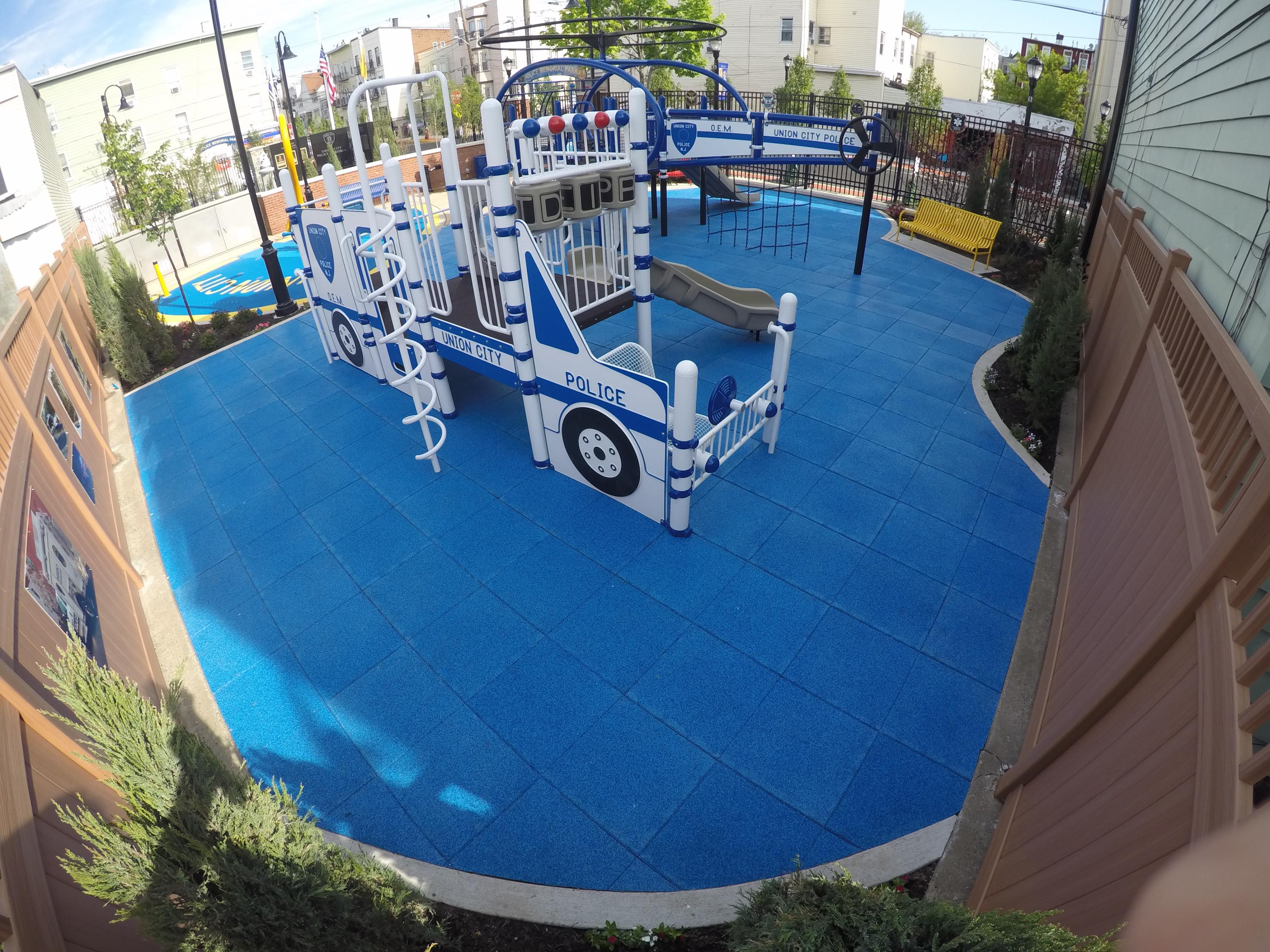 UNITY Surfacing Tiles at Public Park using 3in TPV Top Tiles 2