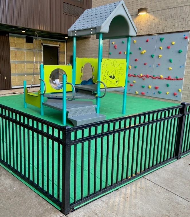 Unity Surfacing - Pocket Playground at Community Center Unity Surfacing - Pocket Playground at Community Center