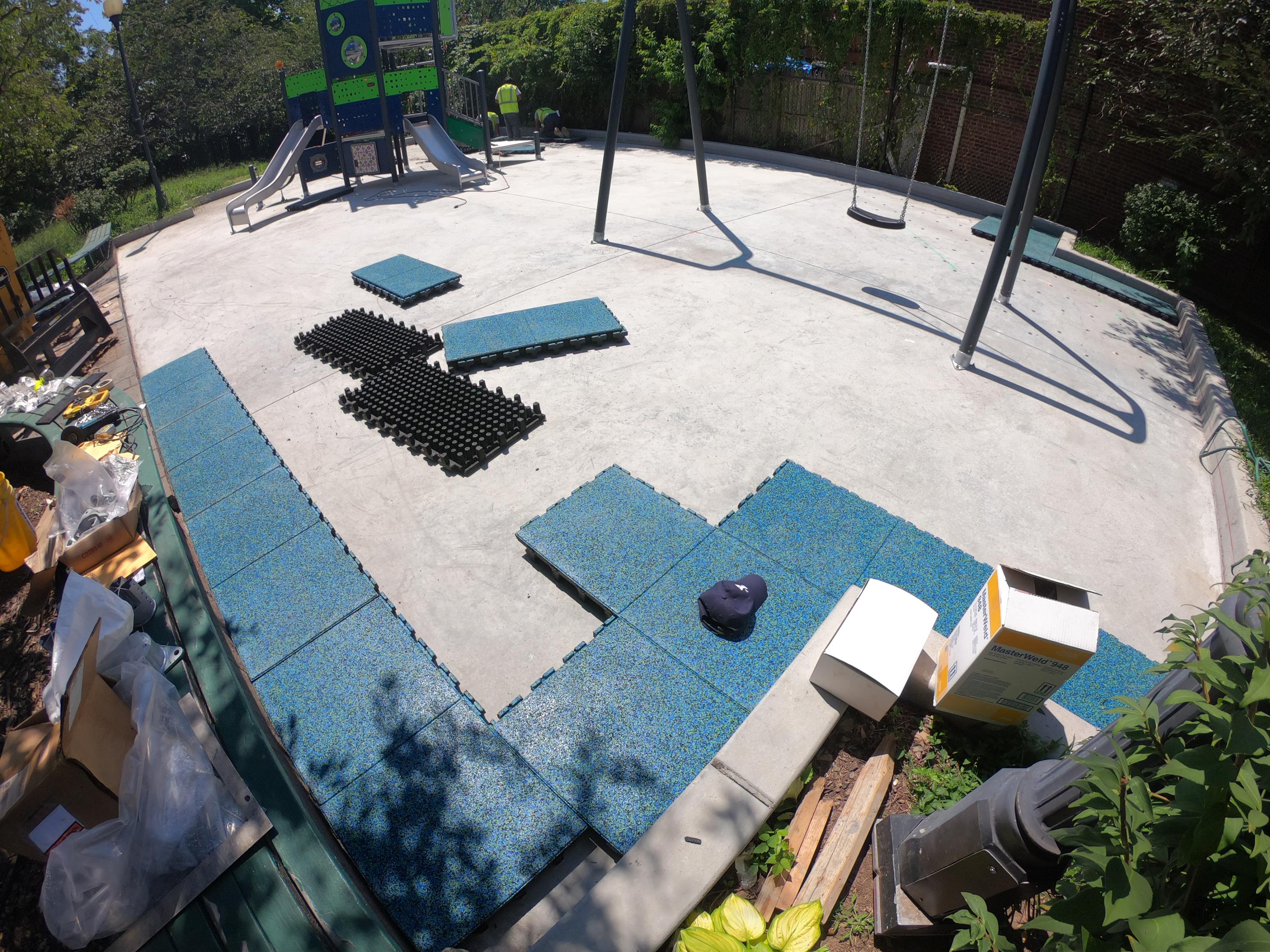 Sgt Anthony Park using Solid TPV Top Tiles