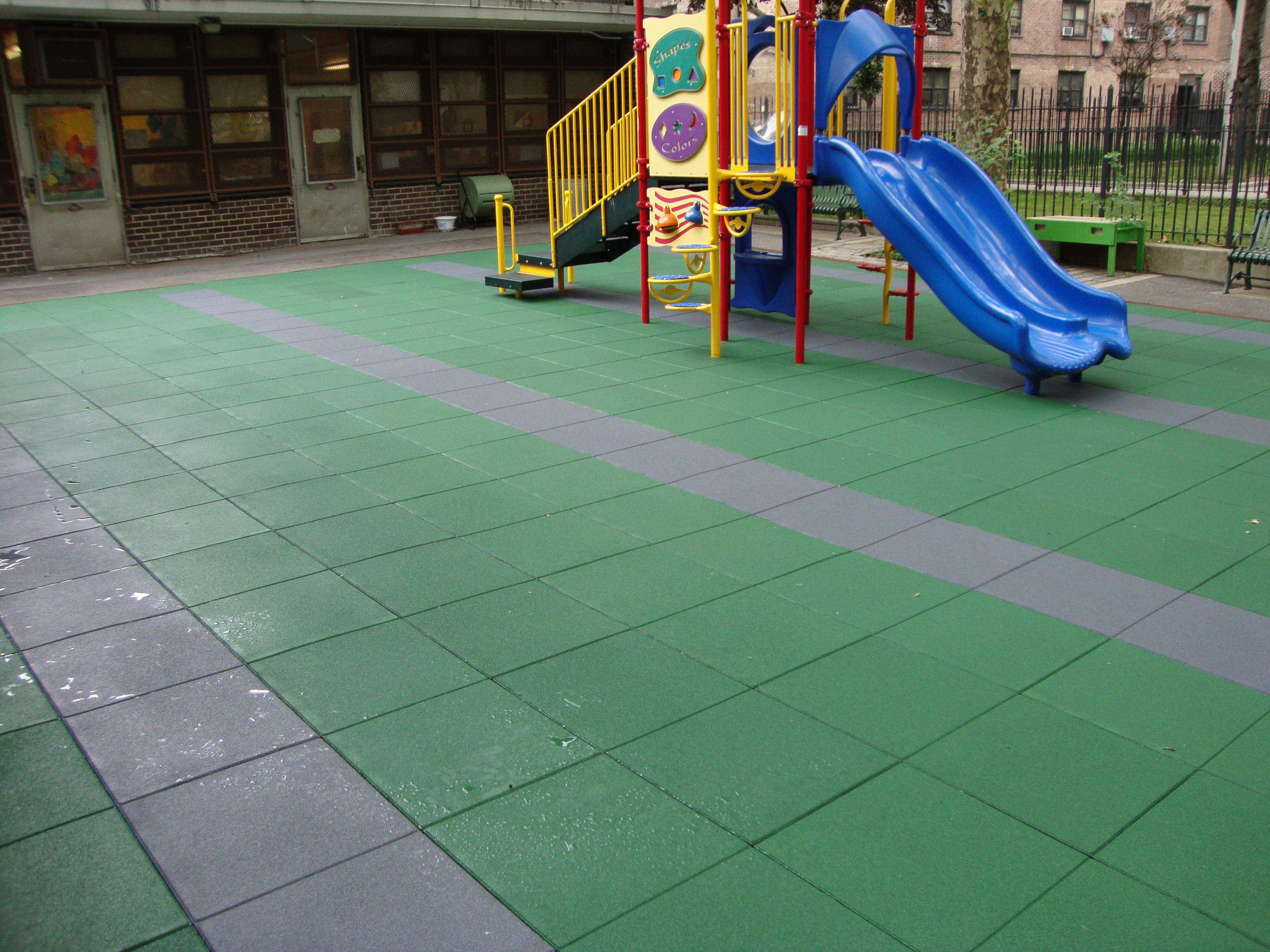 Tompkin Daycare Center Playground Area Using 2" Pave-Land Series d