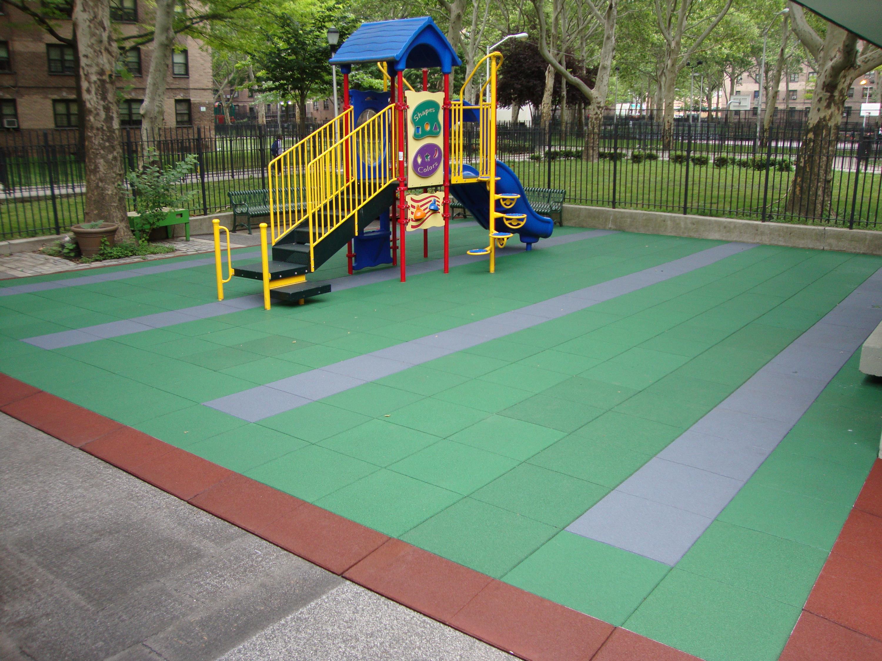 Tompkin Daycare Center Playground Area Using 2" Pave-Land Series f