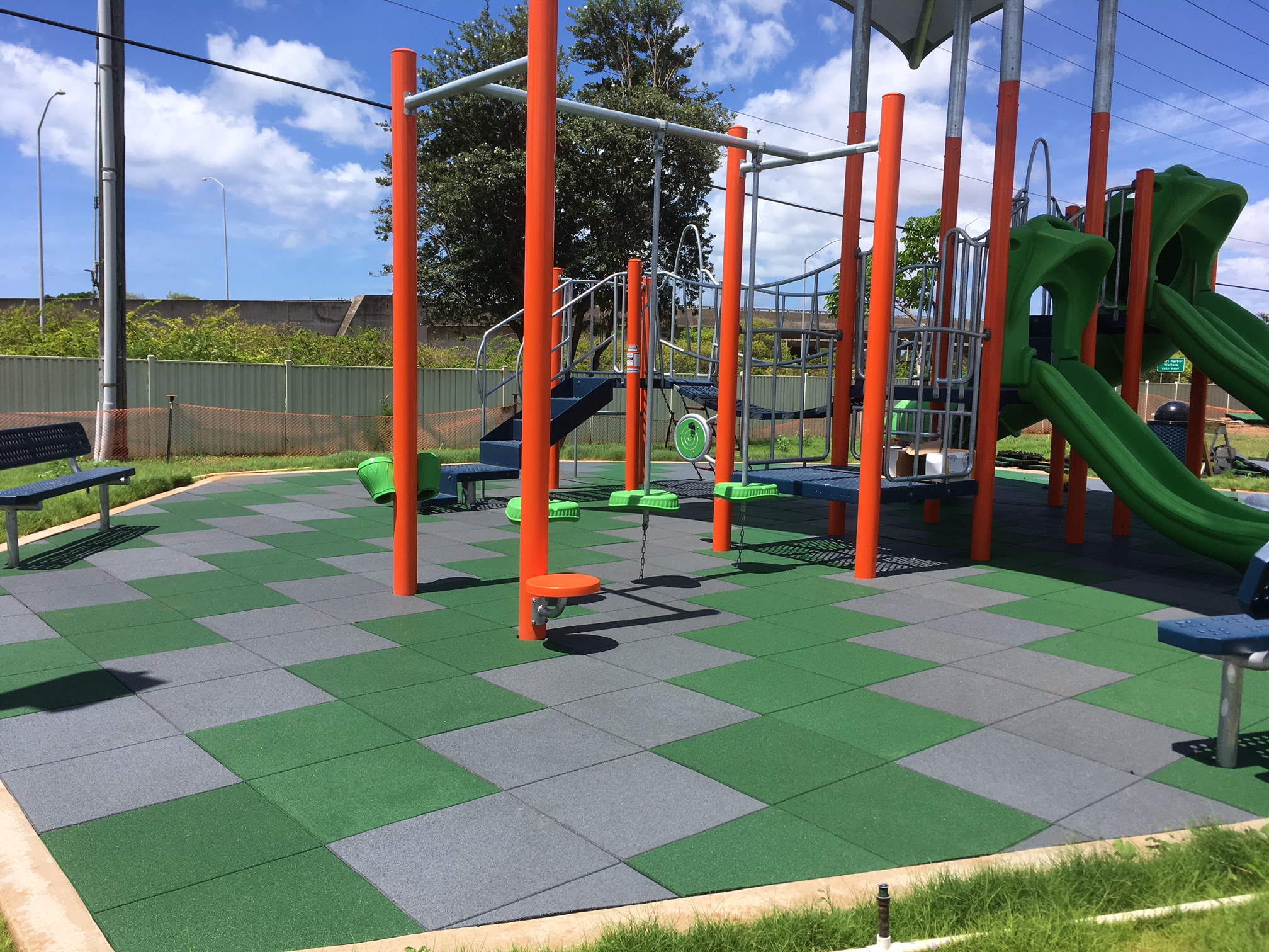 UNITY'S Soft-Land Series at this military base playground