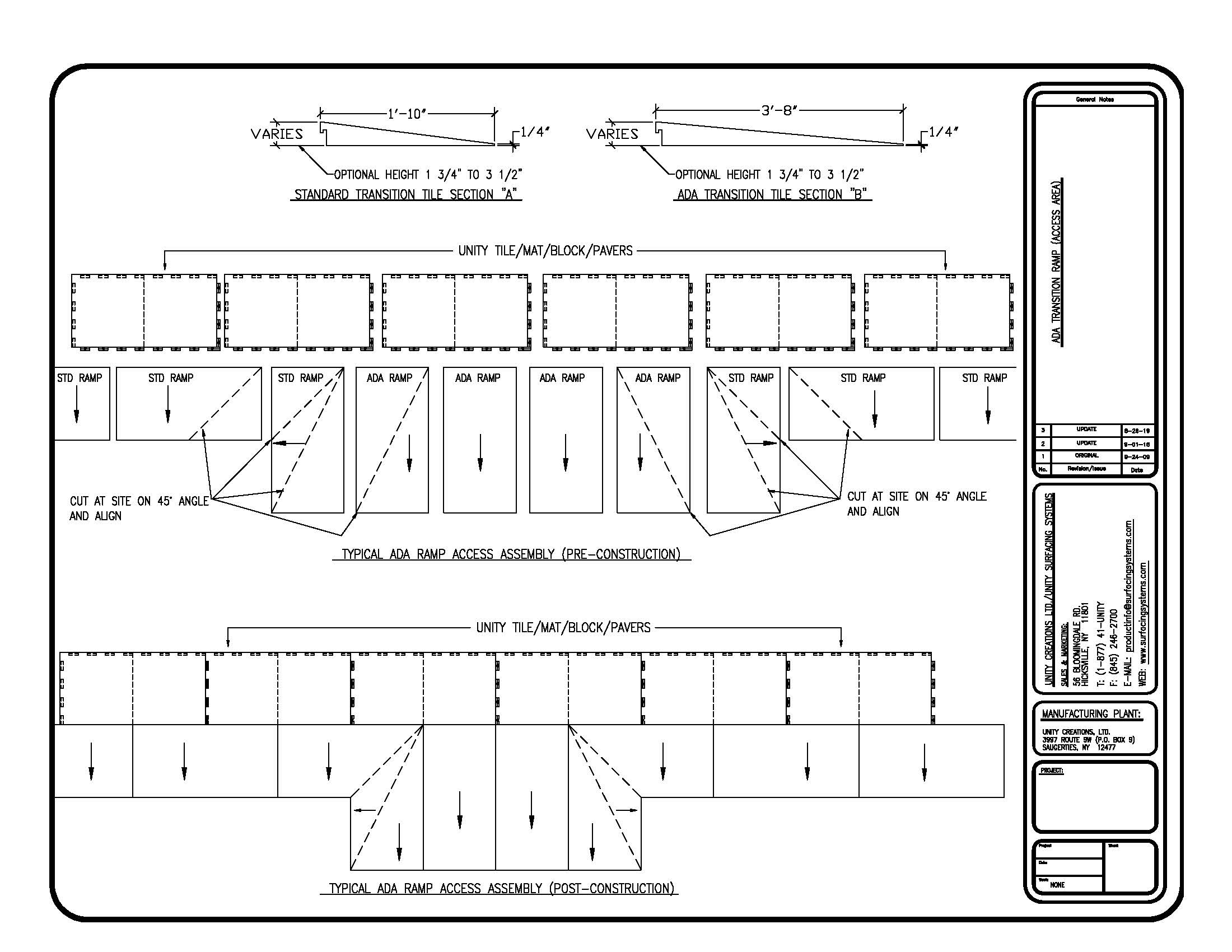 UNITY'S ADA Transition Ramp Access Area 8.5x11