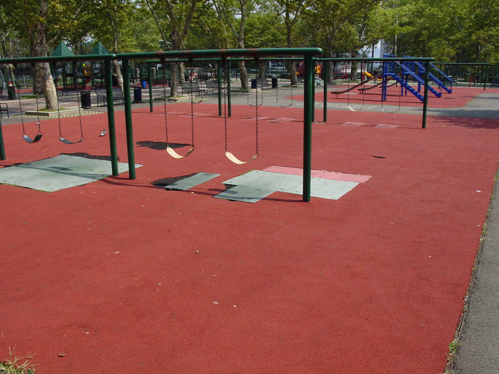 Large Public Park with Multiple Playgrounds Using Designs e