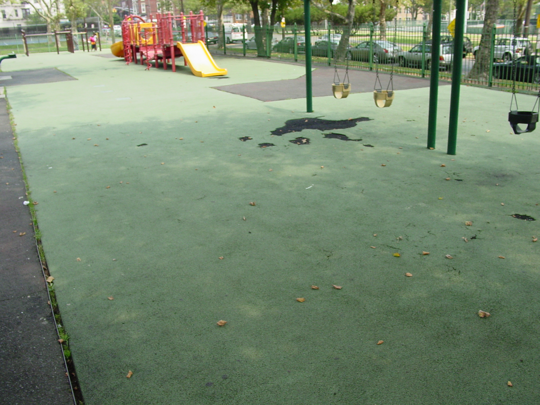 Large Public Park with Multiple Playgrounds Using Designs m