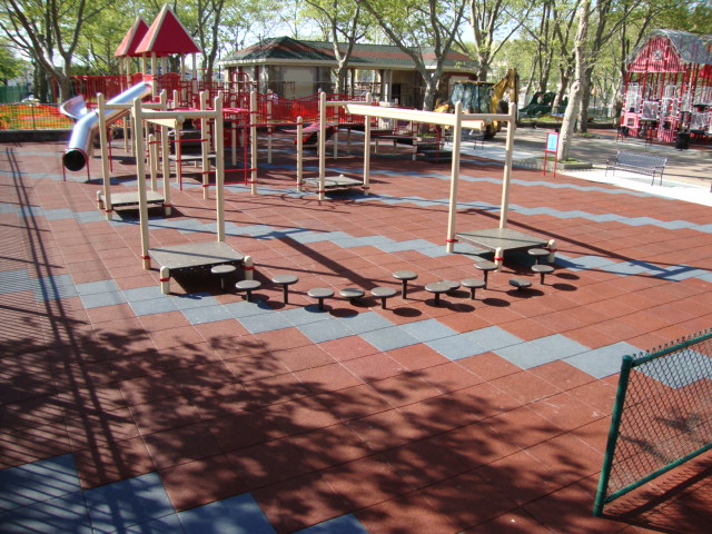 Large Public Park with Multiple Playgrounds Using Designs p