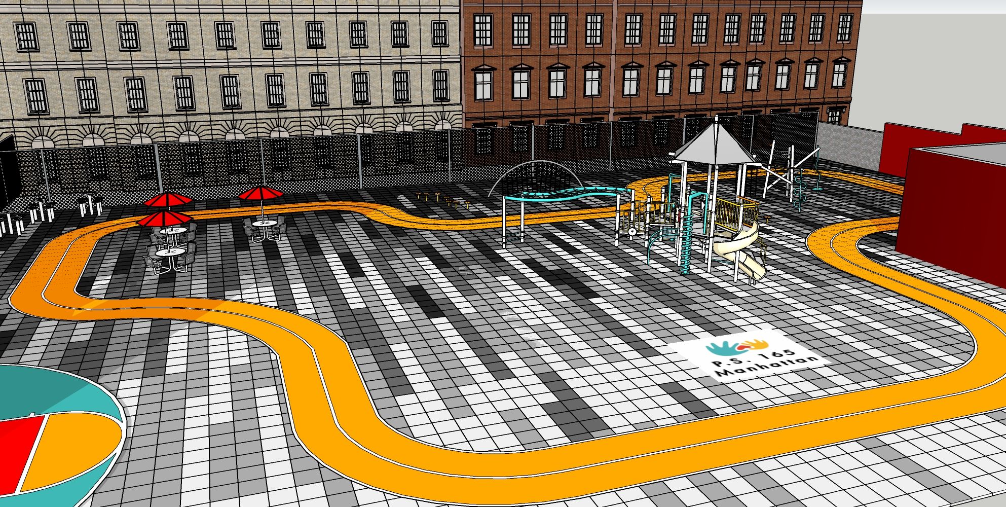 UNITY = Playground Layout Design for a customer using our design files