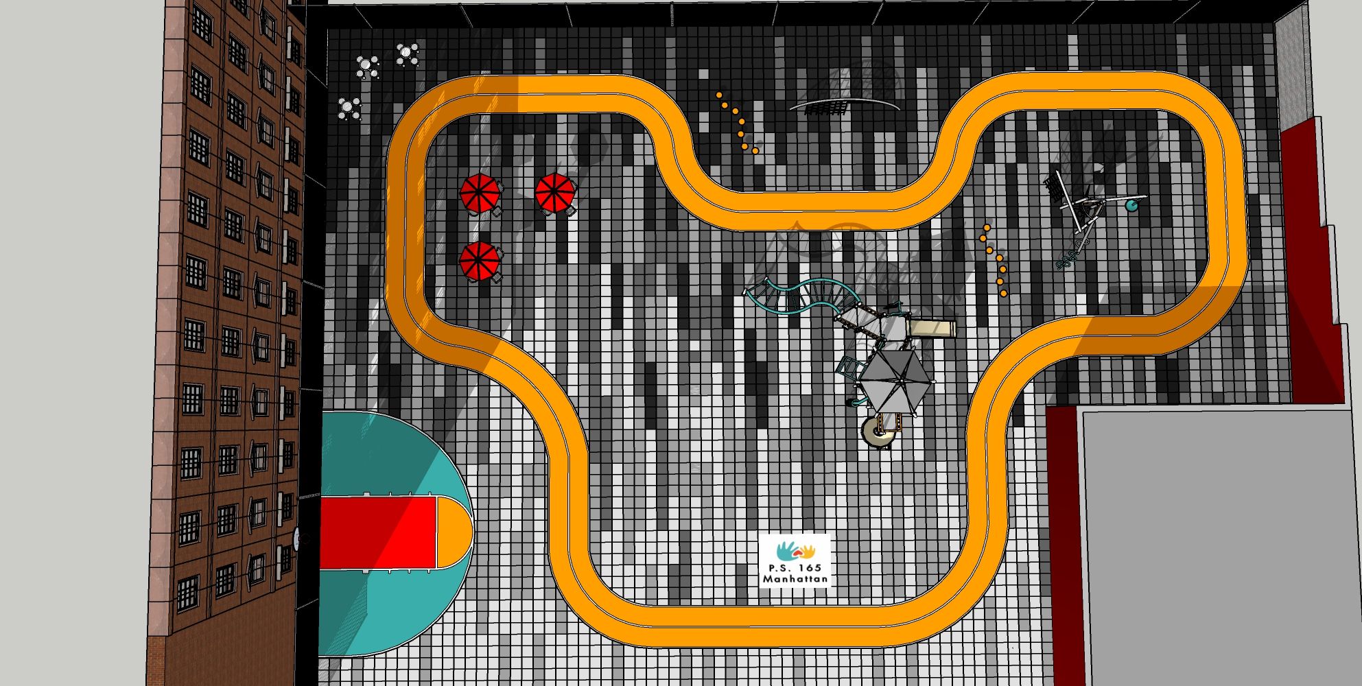 UNITY = Playground Layout Design for a customer using our design files