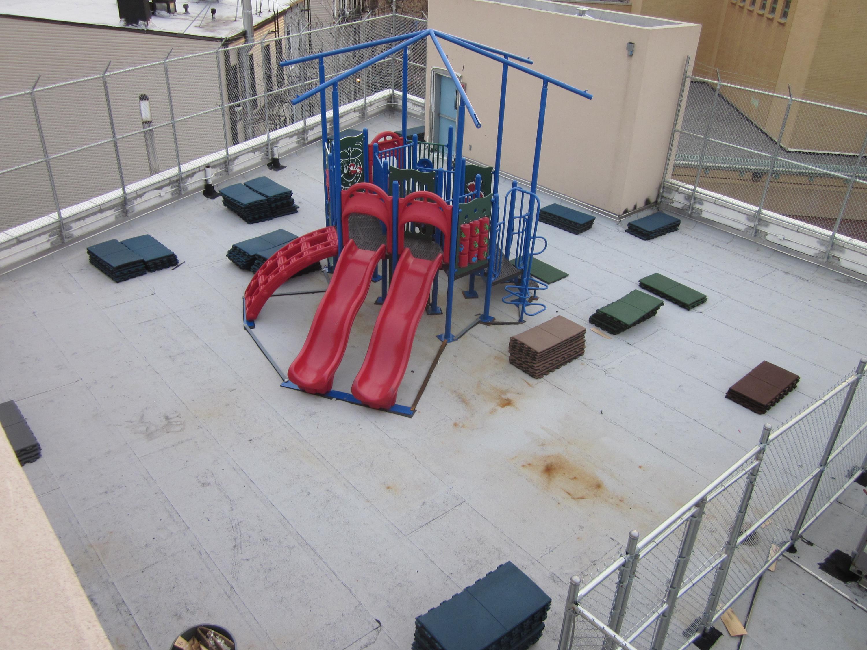 Rooftop Playground With Equipment for 2-5 c