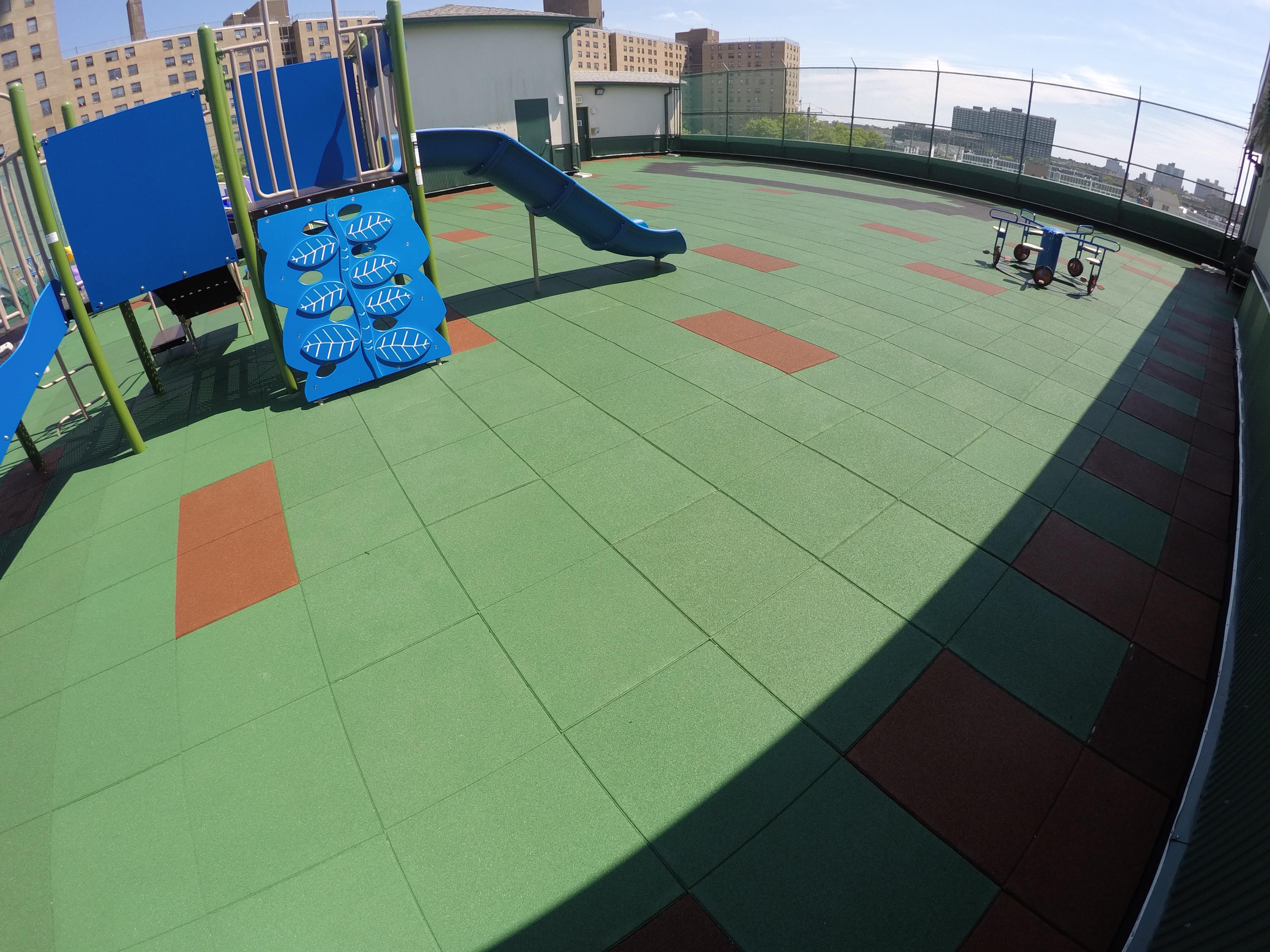 Unity Play-Land Series on top of this rooftop playground in Coney Island