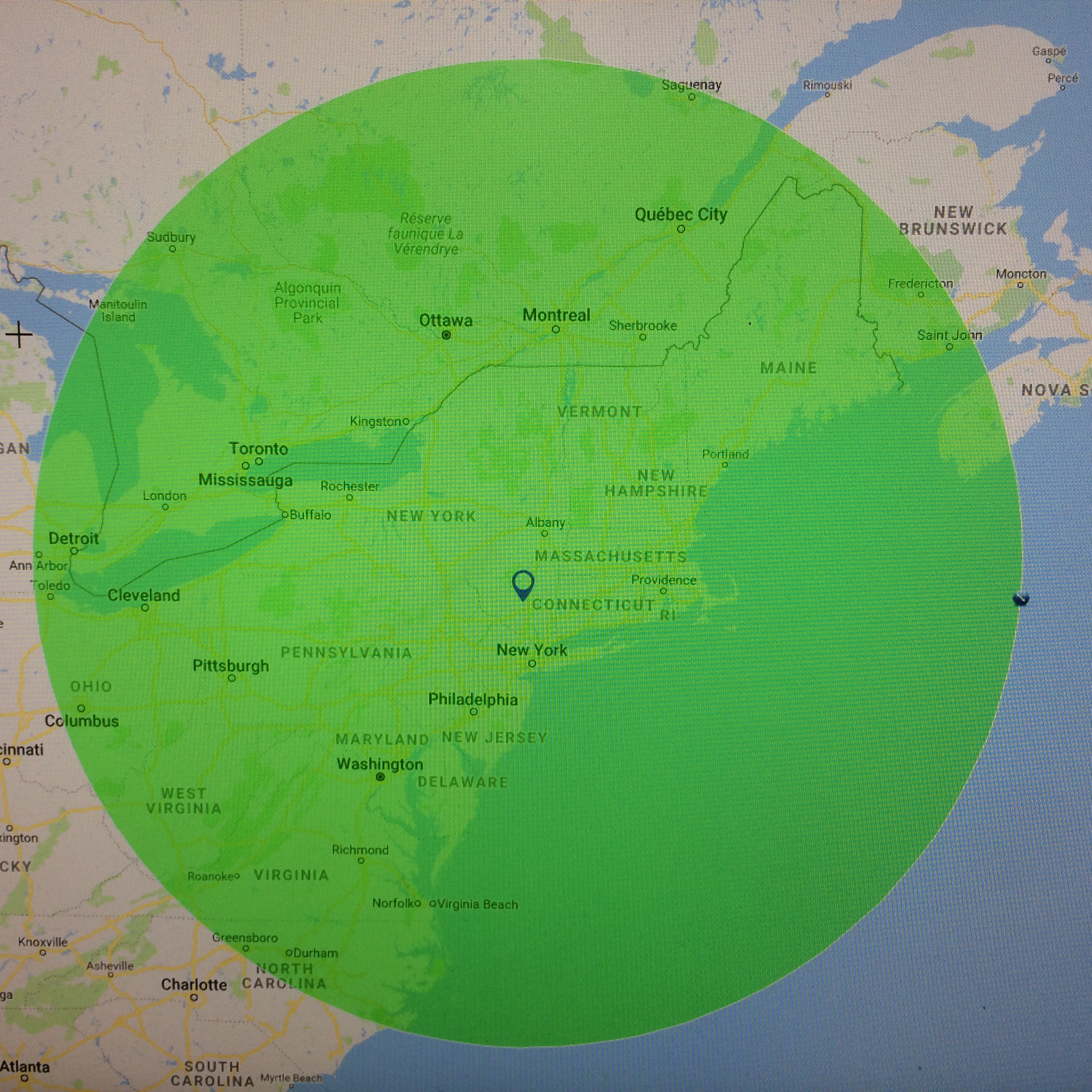 Showing local manufacturing arm within a couple hundred miles from the factory