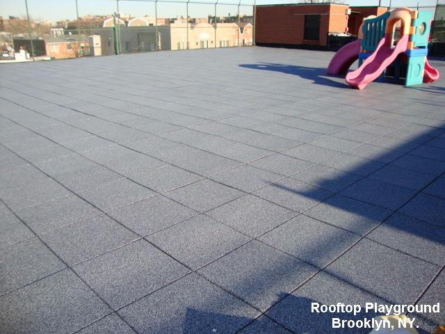 Outdoor Applications Such As This Rooftop Playground Area