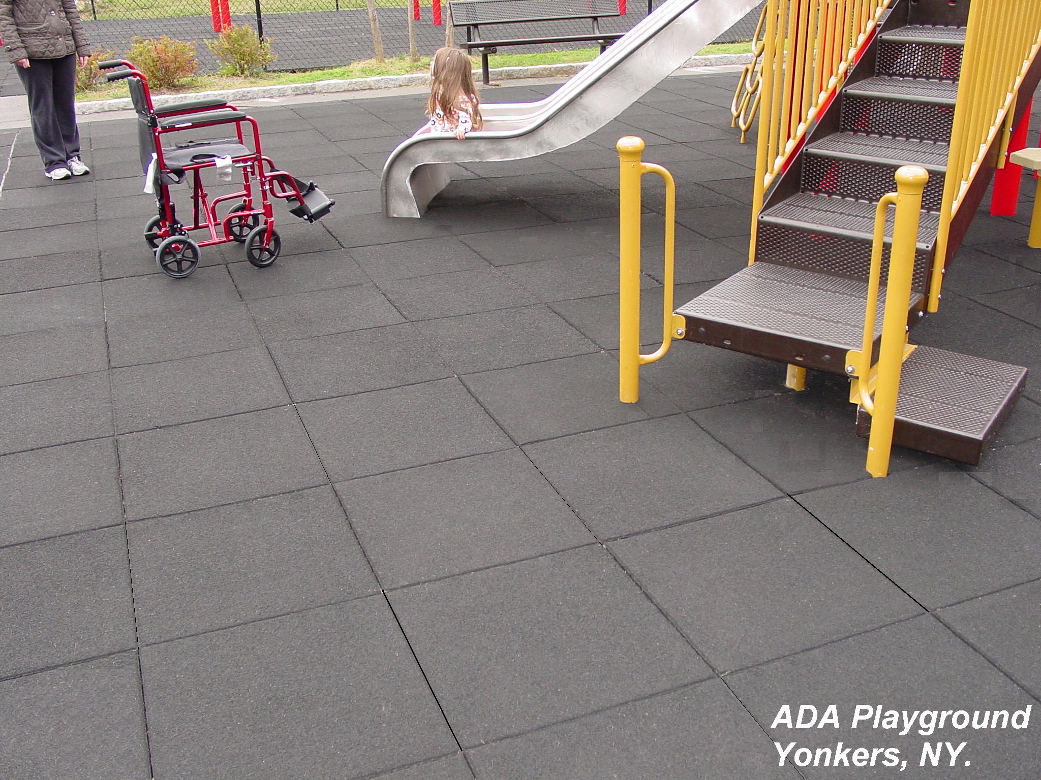 ADA compliant safety surfacing for playground applications